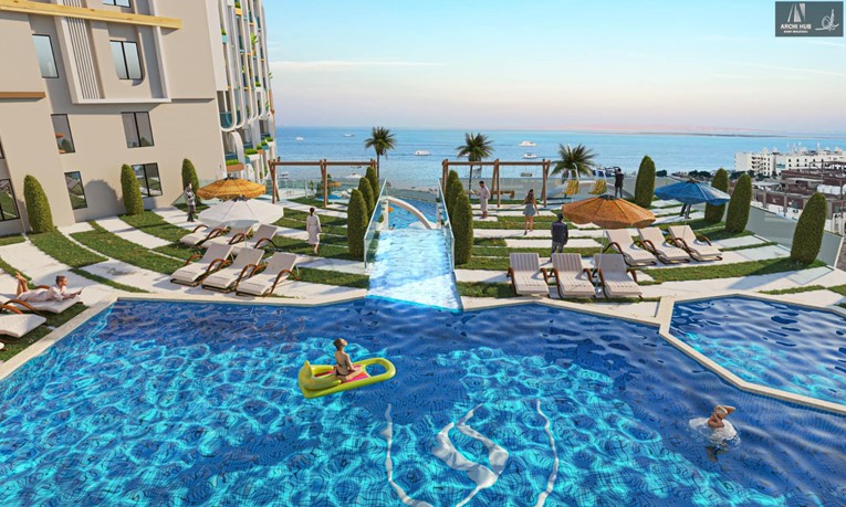 Amazing 2 bedroom with sea and pool view Stone Heights, Hurghada, Egypt