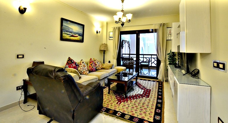 Úžasný apartmán se 2 ložnicemi v Samra Bay, Hurghada, Egypt 