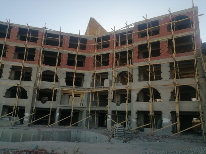  Apartmán s 1 ložnicí s bazénem a výhledem na moře v Sone Heights Hurghada Egypt 