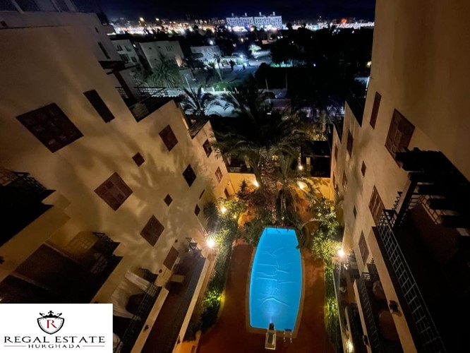 Apartmán s 1 ložnicí a výhledem na bazén, Hurghada, Egypt