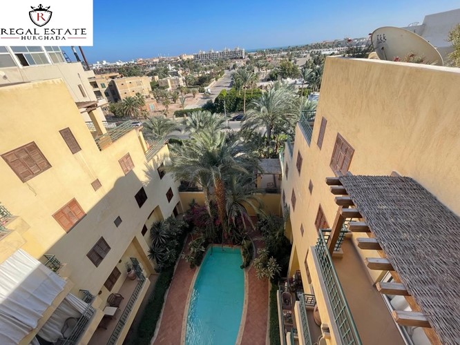 Apartmán s 1 ložnicí a výhledem na bazén, Hurghada, Egypt