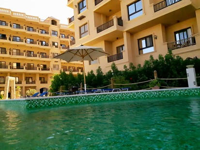 Apartmán se 2 ložnicemi u pláže v Turtles Beach Resort, Hurhada, Egypt