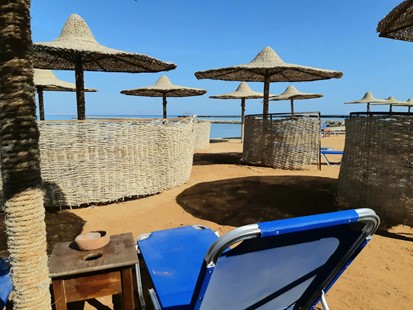 Apartmán se 2 ložnicemi u pláže v Turtles Beach Resort, Hurhada, Egypt