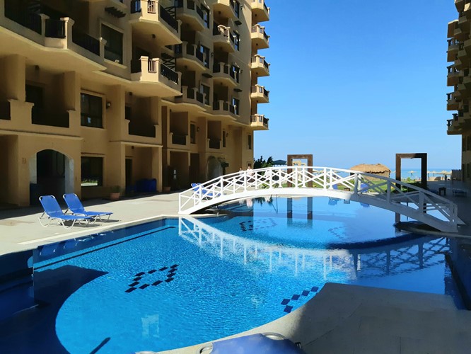 Krásný apartmán s 1 ložnicí u pláže v Turtles Beach Resort Hurghada Egypt